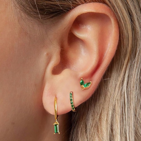 BaubleBar Jewelry - NEW 14k Gold Plated Earrings Set